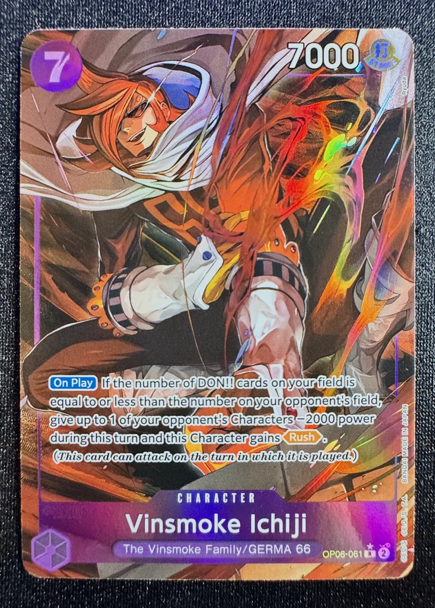 One Piece Karte Vinsmoke Ichiji