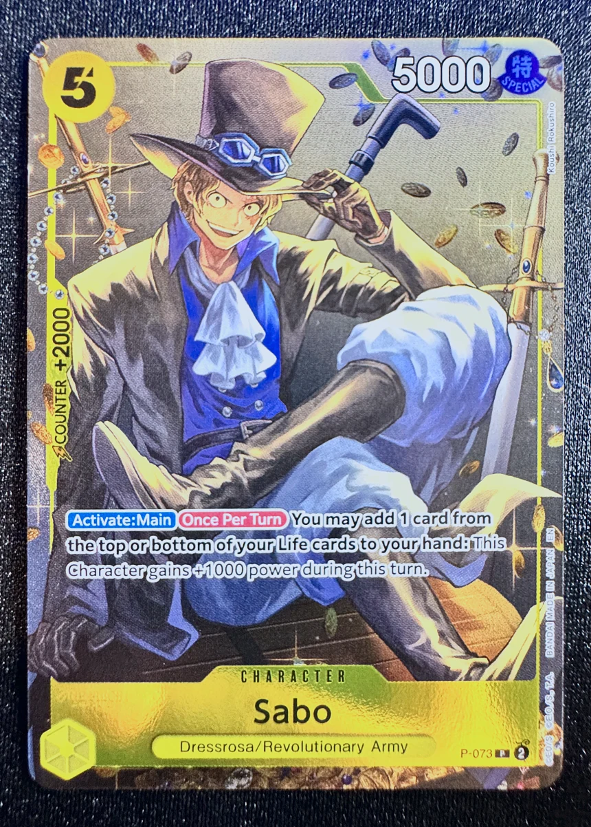 Carte One Piece Sabo P-073