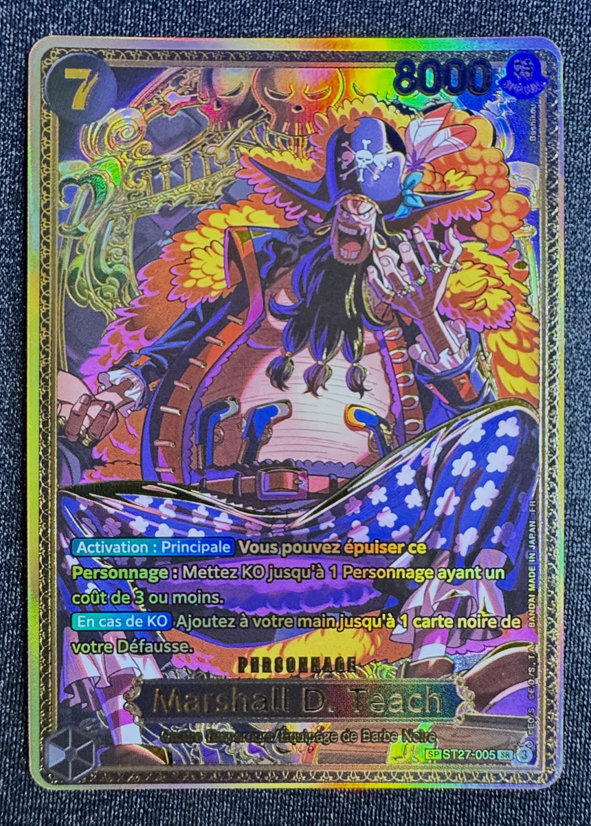 One Piece Karte Marshall D. Teach