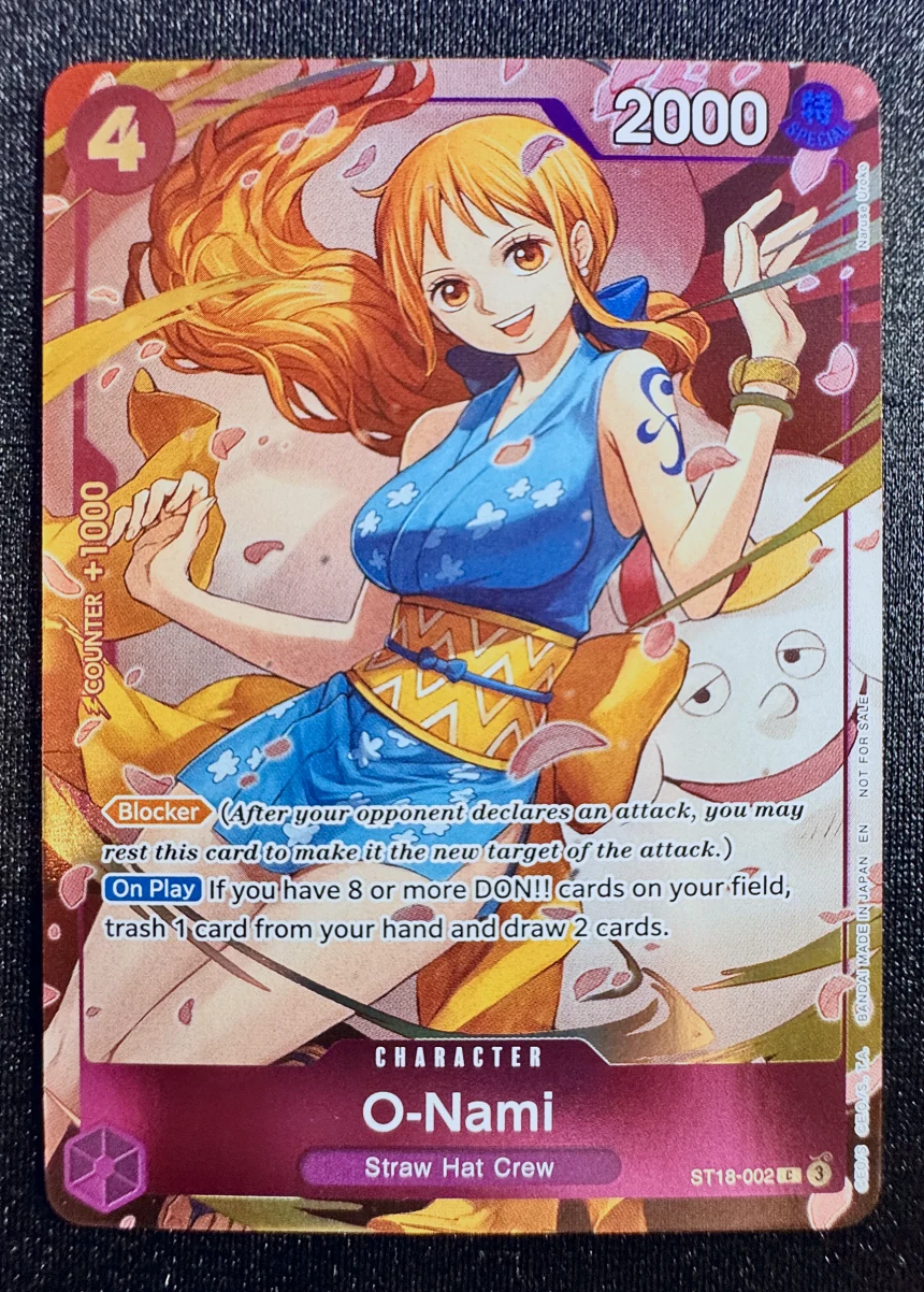 One Piece Karte O-Nami