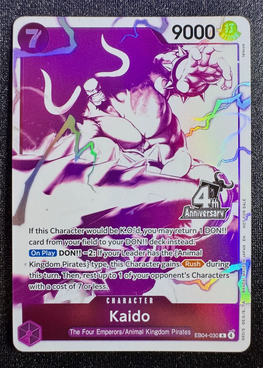 Carte One Piece Kaido EB04-030, extension Egghead Crisis