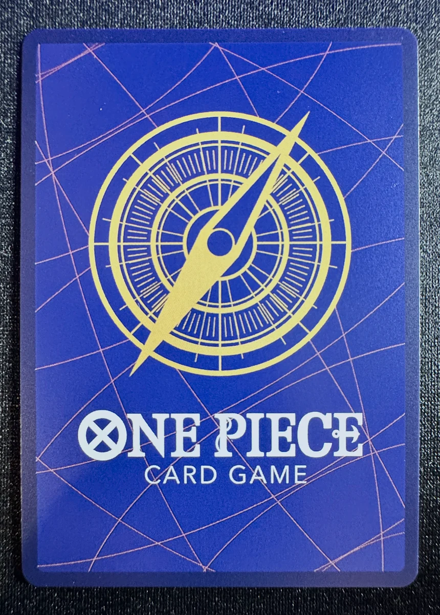 Carte One Piece Silvers Rayleigh OP14-108, extension The Azure Sea's Seven, dos de la carte
