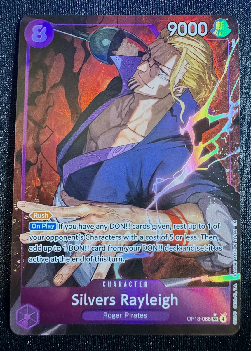 One Piece Karte Silvers Rayleigh B