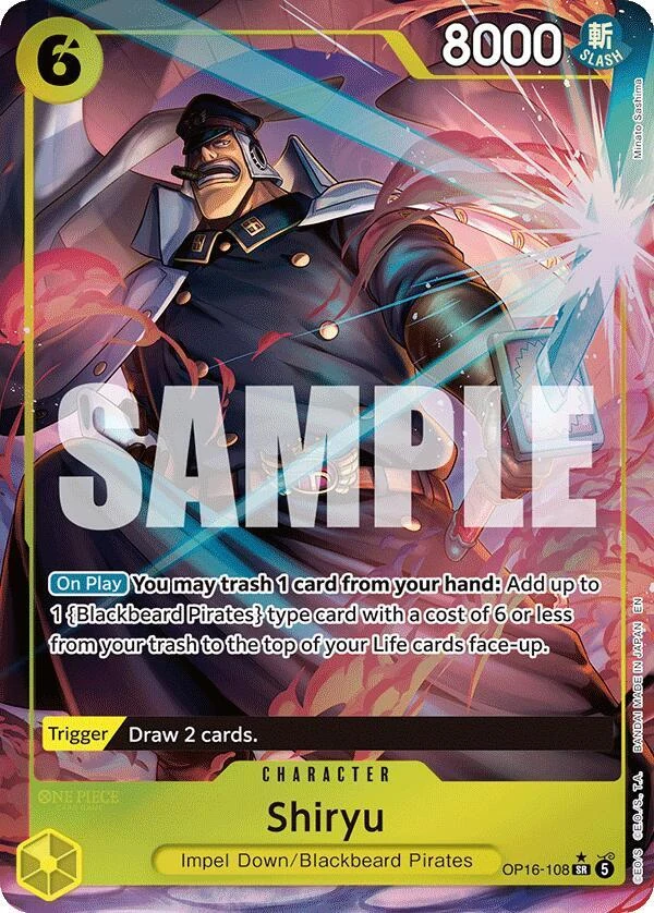 Carte One Piece Shiryu